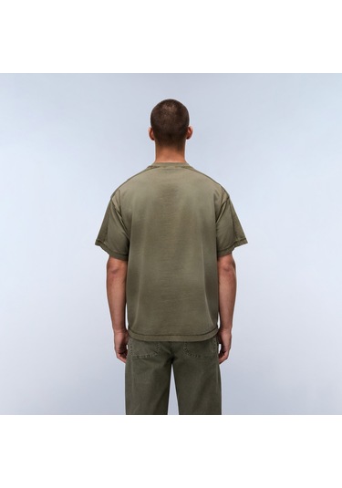 Napapijri Comel Erkek Yeşil T-shirt Np0a88y9g0a1 Yeşil