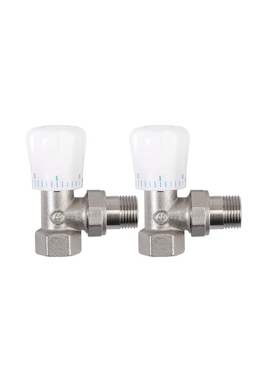 Ulzyvf Termostatik Radyatör Vanası 2 Adet 15mm X 1/2 Inç Termostatik Açı Trv Termostatik Radyatör Vanası Ev Ofis İçin, Kış Modelleri