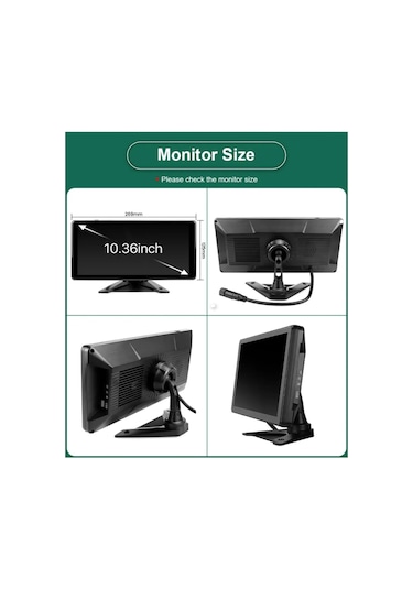 Dokunmatik Ekran 10,36 İnç 4k Bluetooth Mp5 Kamerasız