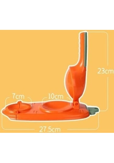 Buffer Havuç Tasarımlı Şık Pratik Börek Mantı Hamuru Presleme Börek Yapma Kalıbı