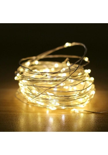 Sıcak Beyaz Uzaktan Kumandalı Led Peri Işıkları 5m / 10m / 20m Flaş Peri Çelenk 8 Mod Su Ge Noel Düğün Dekoratif Led Işık 56365150 Diğer