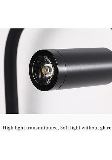 Cbtx Esnek Duvara Monte Led Gece Lambası Başucu Metal 1w Ev, Otel İçin Sıcak Işık Lambası - 3102 Krom