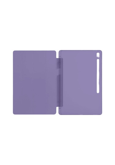 Apple Uyumlu  iPad Pro 11 2024 Kılıf Kalemlikli Hugo Tablet Kılıfı - Mor Diğer