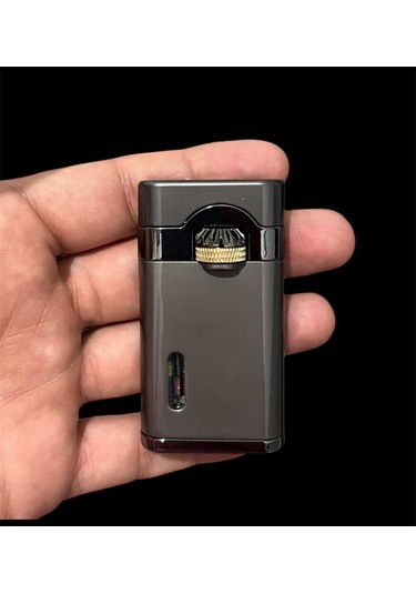 Füme Pürmüzlü Metal Çakmak 109355