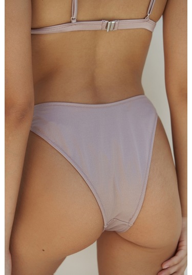 Bintang Düz Kesim Lila Bikini Altı Lila