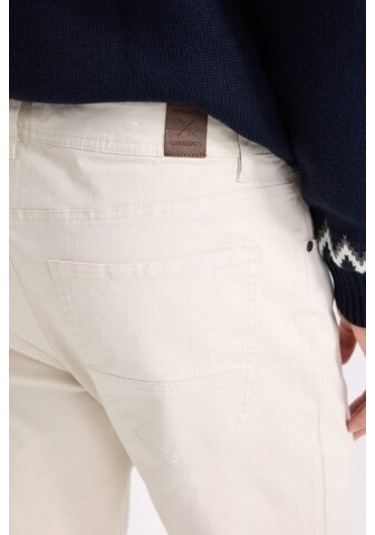 DeFacto Yazlık Gabardin Chino Kanvas Pantolon Slim Fit Dar Kesim Dar Paça Cepli B2089AX25SPBG779