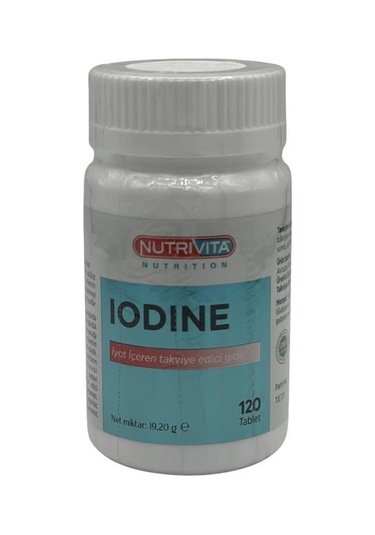 Nutrivita Nutrition Iodine 150 Μg İyot 120 Tablet