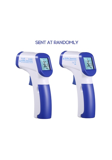 Maiyame Ev İçin Alman Sensörlü Inframerahat Termometre - Kulak/alın Sıcaklığı, 1 Saniye Ölçüm, 0.2 C Hassasiyet, Pil Yok, Rastgele Desen