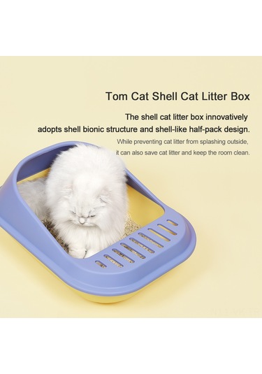 Vkemall Yeşil Küçük Boy Kedi Kumu Sandığı - Pp Malzeme - 447x334x189mm