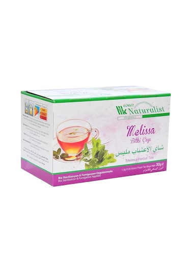 Günvit Naturalist Melisa Bitki Süzen Poşet Çay 20 x 1.5 G