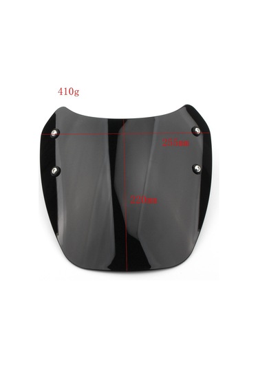 Suntek Ducatı Scrambler 16+ Siyah Için Pc Ön Cam Rüzgar Deflektörü Koruma Kalkanı