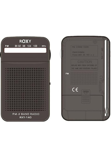 Roxy Rxy-140 Cep Tipi Fm Mini Analog El Radyosu