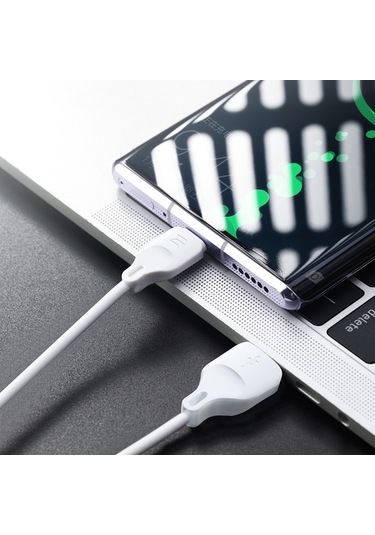 Rock Space Z15 Type-C Şarj Ve Data Aktarım Kablosu 1Mt 2A-Siyah