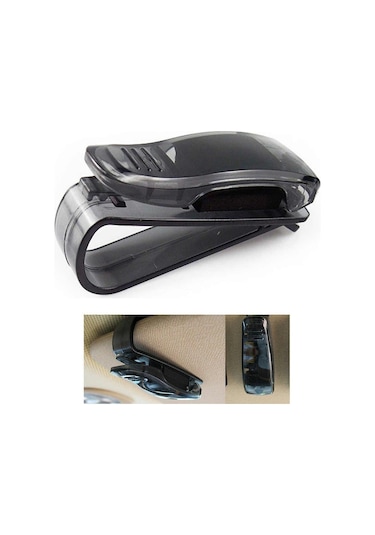 Oto Araç Içi Mandallı Gözlük Tutucu Tutacağı Gözlük Klipsi Tek (455327495)