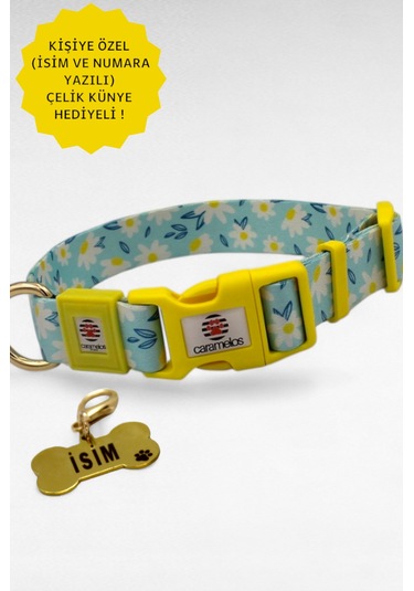 Caramelos İsimli Köpek Tasması, İsimli Tasma, Orta Ve Büyük Irk L