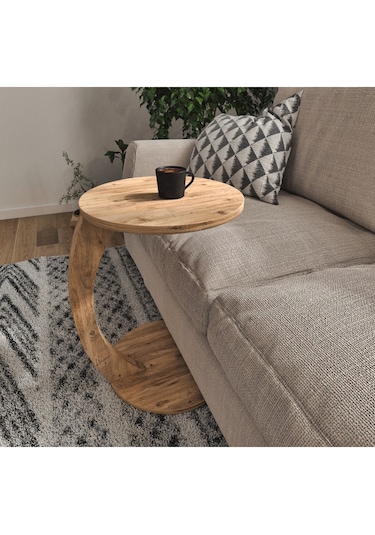 Yan Sehpatekerlekli C Sehpa Koltuk Sehpası Zigon Sehpa Servis...