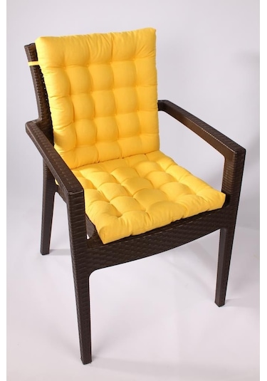 Altınpamuk Lüx Pofidik Rattan Lotus Sandalye Minderi 45X95