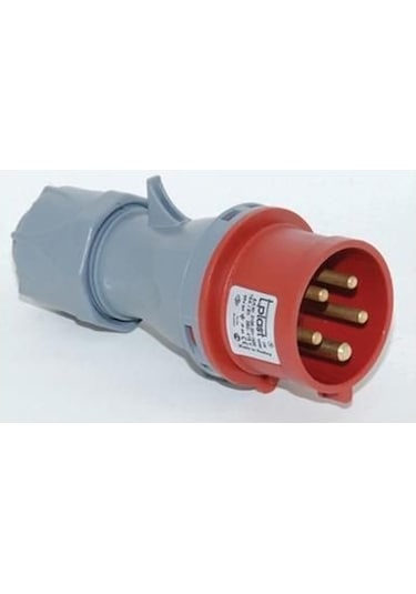 Fiş T-Plast Cee Norm 5X16 Düz 3105-301-1601