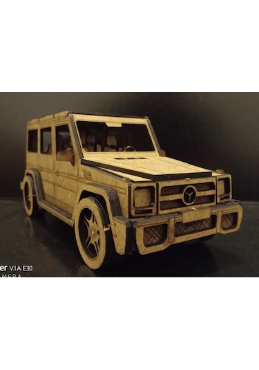 TLR hobi 3d Mercedes G63 Ahşap Araba Maketi