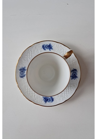 Schumann Arzberg Kobalt Mavi Vintage Çay Fincanı Seti Kobaltmavi