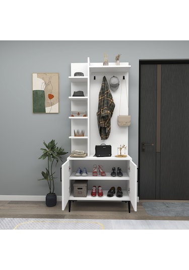 Arnetti Askılı Julendor Portmanto,beyaz