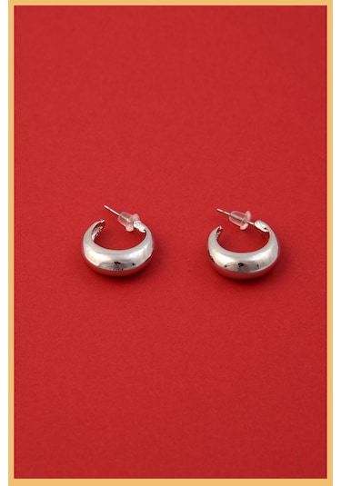 Aurrari  Altın Kaplama Bombe Halka Küpe Seti Altın