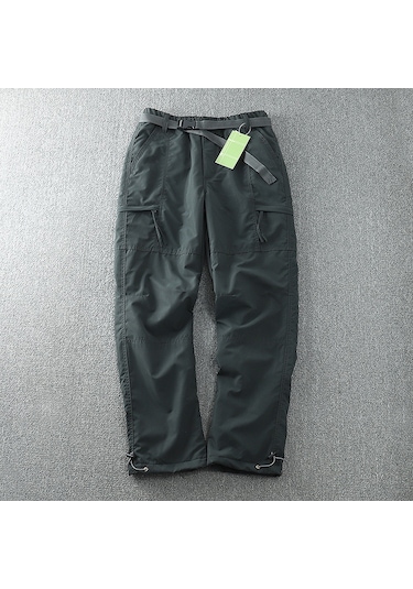 Erkekler İçin Kışlık Polar Astarlı Su Geçirmez Ve Rüzgar Geçirmez Softshell Pantolon Koyu Gri