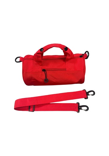 Homyl Dans Çantası Spor Çocuk Doğum Günü Hediyesi Jimnastik Kırmızı