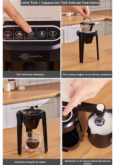 Karaca Hatır Barista Cappuccino ve Türk Kahve Makinesi