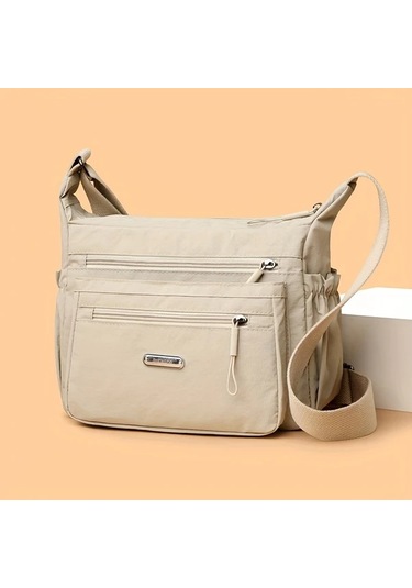 Oldfriend Weiluoda Kadın Sarı Hafif Çapraz Çanta, Ayarlanabilir Askı Ve Çok Bölmeli 331 Sarı