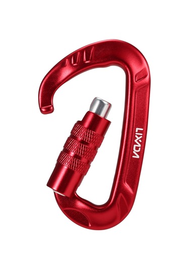 Lixada 2 Adet 12kn Karabina Klipsi D-halka Kilitleme Anahtar Güvenliği Kamp Tırmanma Yürüyüşü İçin