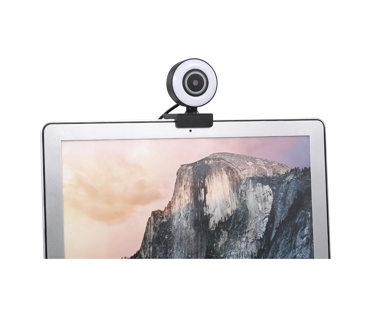 Qingmipy Otomatik Odaklı 2mp 1080p Webcam, Dairesel Işıklı Güzellikli, Mikrofonlu, Video Yayını Ve Toplantılar İçin Uygun