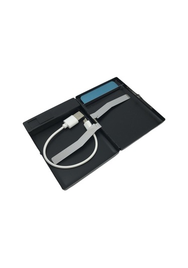 Usb Şarjlı Metal Çakmaklı Kısa Sigara  Tabakası