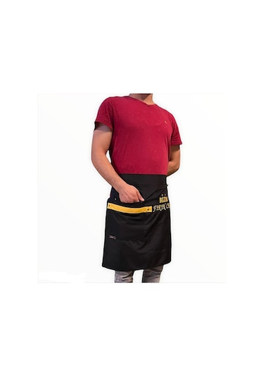 Yarım Belden Bağlamalı Önlük Micropolyester Kuaför Cafe Garson Re