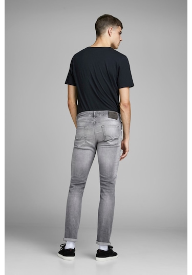 Jack & Jones Erkek Jjıglenn Jean Pantolon 12147024 Gri