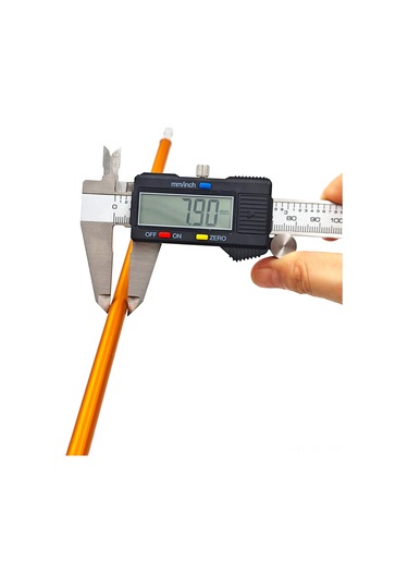 Springsun 7.9mm 7001 T6 Aluminyum Çadır Direkleri - 3.6m, Katlanabilir, Korozyon Direnci, 2 Adet Sarı Set Çadır Aksesuarı Çok Renkli