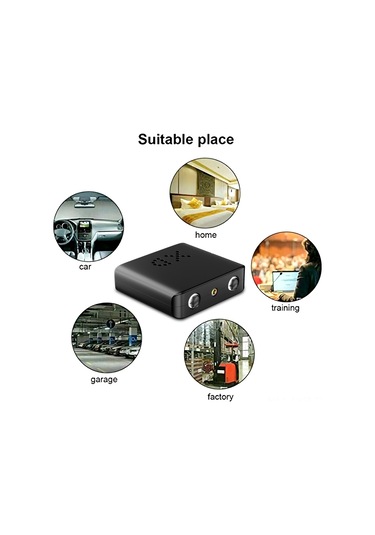 Ranyeek Küçük Boy Ir-cut Enfrared Gece Görüşü Spor Kamera - Mini Hd Video Kaydedici Siyah