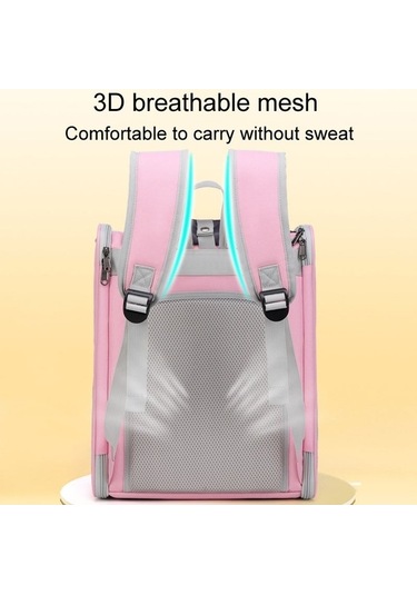 Dm Cbtx Kare Katlanabilir Kedi Çantası Açık Taşınabilir Çift Omuz Çantası Model 8 Mavi