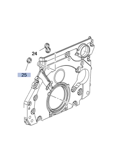Opel Insıgnıa B 1.6 Dizel Motor Zincir Yan Kapak Contası Alt Yerli Marka Hsf-2104