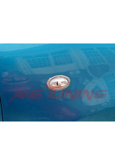 Peugeot 307 Krom Sinyal Çerçevesi 2Prç Paslanmaz Çelik
