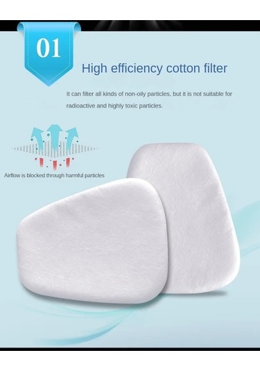 Trendooze Endüstriyel Boyama Püskürtme Kullanım İçin Anti-sis 6800 Gaz Maskesi