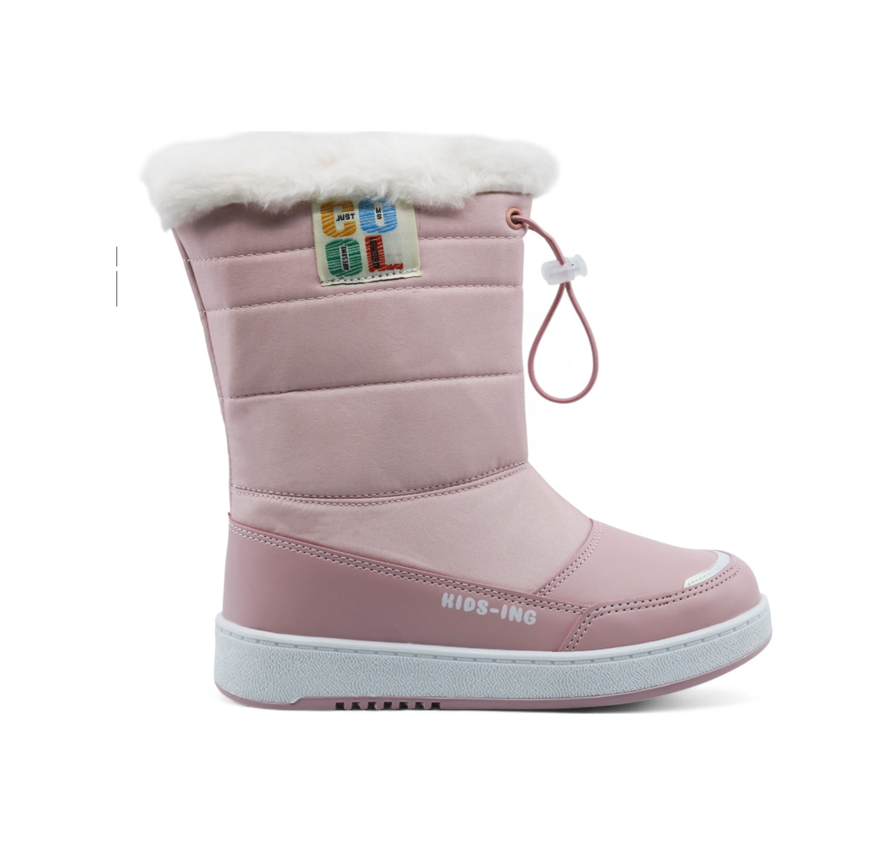 Khayt Belen Sıcak Astar Su Ve Soğuk Dayanıklı Ortopedik Kaymaz Taban Çocuk Bot Pudra