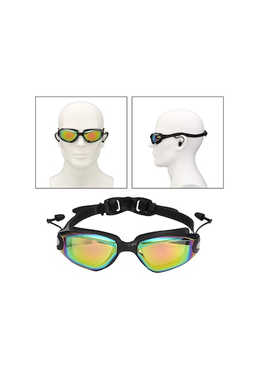 Suntek Yüzme Gözlükleri Uv Koruması Buğu Önleyici Siyah