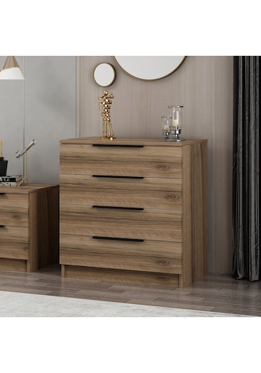 Minar Kale Plus Şifonyer 4 Çek-dore