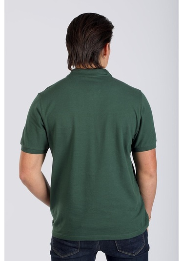 Lee Cooper Twıns 1 Erkek Pike Polo Yaka T-Shırt K. Yeşil-17944-K. Yeşil