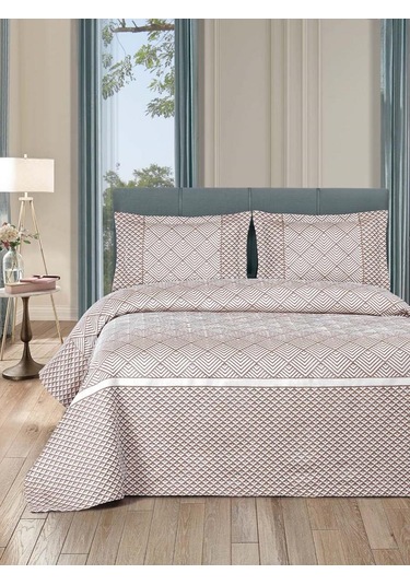 Avra Yatak Örtüsü Takımı Mürdüm