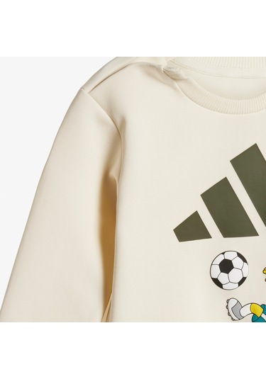 adidas The Simpsons Bebek Krem Eşofman Takımı Jl9175 Krem