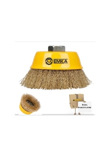 Emka 5174 Saçaklı Çanak Fırça 75mm