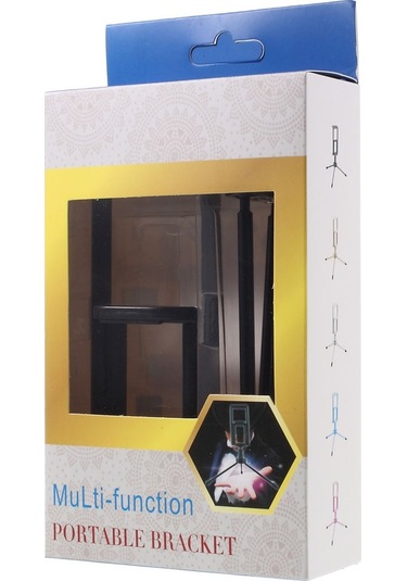 Butu Çok Fonksiyonlu Mini Metal Tripod + İphone İpad Samsung Akıllı Telefon Tabletleri İçin Çift Kelepçe