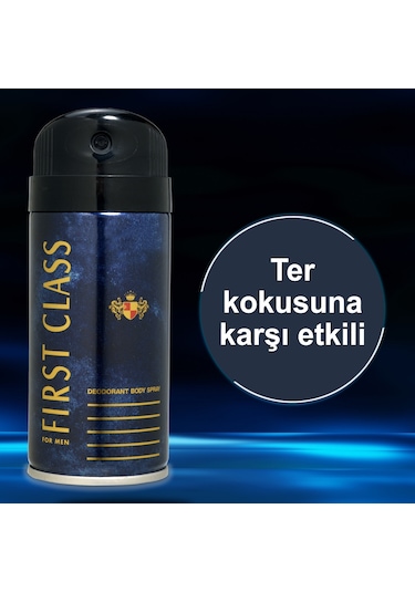 First Class Erkek Sprey Deodorant 6 x 150 ML